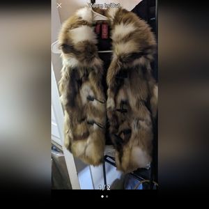 Faux fur vest
